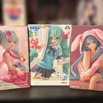 피규어 하츠네 미쿠 3종 세트