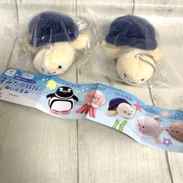 스미다 수족관 봉제 인형 닛코리노 푸른바다거북 2개 스미다 수족관