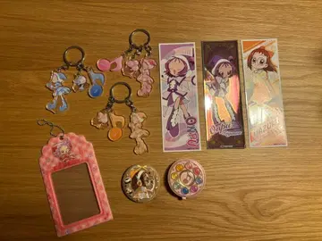 오쟈마녀 도레미 아크릴 참 씰 스티커 캔 배지 가챠가챠