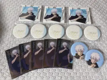 주술회전전 시부야 사건 아크릴 스탠드 클리어 카드 캔뱃지 고죠 15점