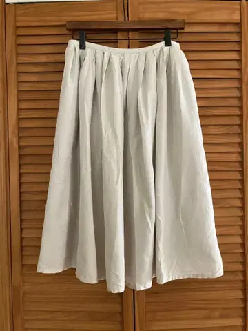 무인양품 실크 혼방 스커트