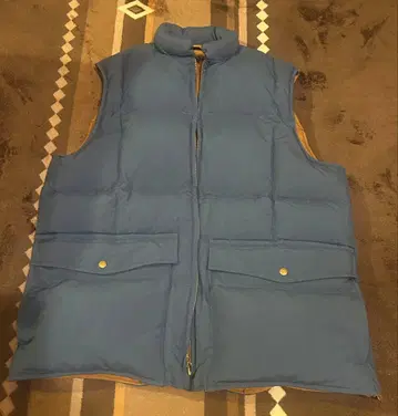 BEAMS PLUS 나일론 옥스퍼드 다운 베스트 M 사이즈