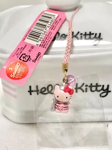 헬로키티 Hello Kitty 군마 한정판 오니오시다시 족자 스트랩