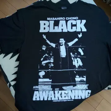 하드코어 초콜릿 x 초노 마사히로 콜라보 T셔츠 블랙 XL