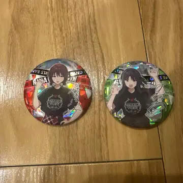 걸즈 밴드 크라이 박동의 미래 사인 캔뱃지 니나 스바루