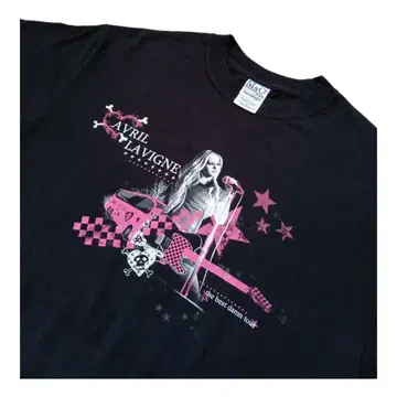 2008년 제작 에이브릴 라빈 북미 투어 티셔츠 M 사이즈