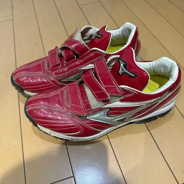 Mizuno 트레이닝 슈즈 레드/실버 벨크로식