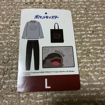 포켓몬 DOOH 룸웨어 세트 L 사이즈 무릎 담요 & 토트백 포함