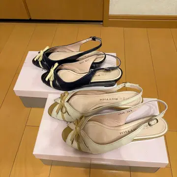 NEO RHYTHM 리본 포함 샌들 22.5cm