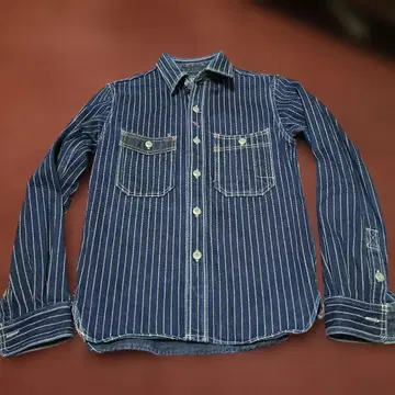 에이트g 워배시 데님 셔츠 36 웨어하우스 프리휠러스 맥코이