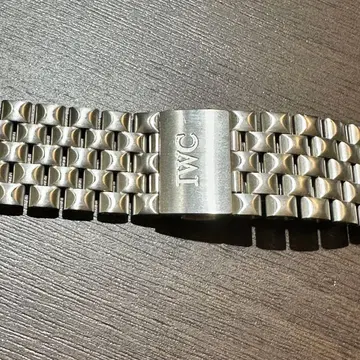 IWC 정품 레어 5연 메탈 벨트 스테인리스 블레스 설치 폭 20mm