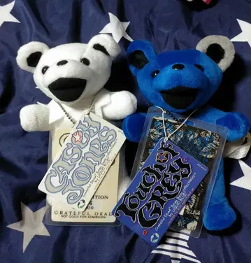 한정판 데드베어 봉제 인형 그레이트풀 데드