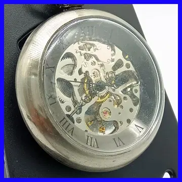 947 [분위기 발군] 풀 스켈레톤 회중시계 수동 와인딩 양면 시스루