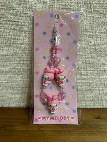 마이멜로디 스트랩 토키메키 팝 비즈 산리오 키링