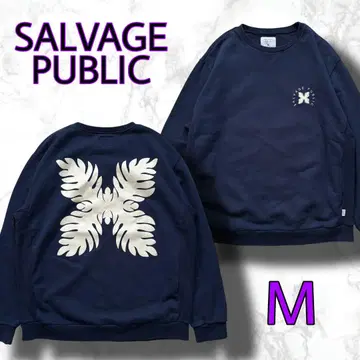 SALVAGE PUBLIC 맨투맨 백 프린트