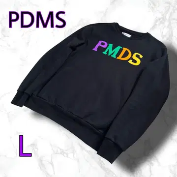 PDMS 프리미엄 무드 데님 스페리오르 맨투맨 입체 로고 이탈리아제