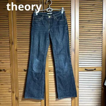 theory 부츠컷 데님 다크 데님