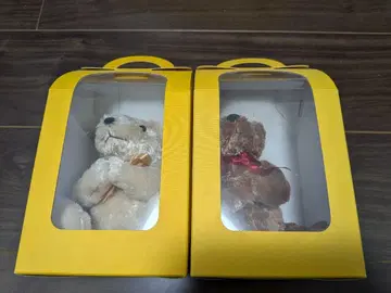 케이 우노 봉제 인형 세트 반지 인형 테디베어