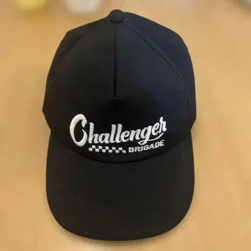 챌린저 캡 체커 플래그 블랙