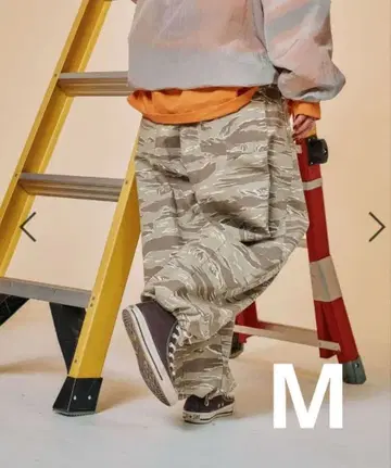 니코앤드 [HAZY CLUB] 티라 카모 워크 팬츠 베이지 카모플라주 M