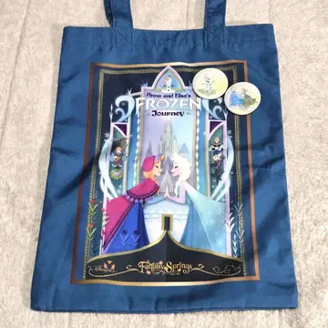 겨울왕국 판타지 스프링스 토트백 캔뱃지 세트