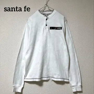 산타페 헨리넥 긴팔 티셔츠 화이트