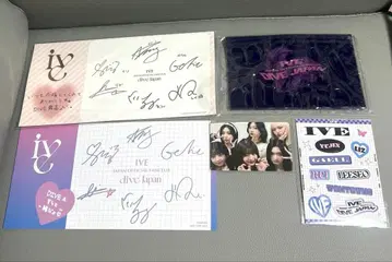 IVE DIVE JAPAN FC 계속 혜택 트레이딩 카드 씰 파우치