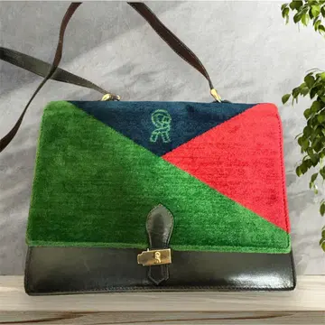 세일 레어 빈티지 벨로아 숄더백 이탈리아제 사선 크로스백