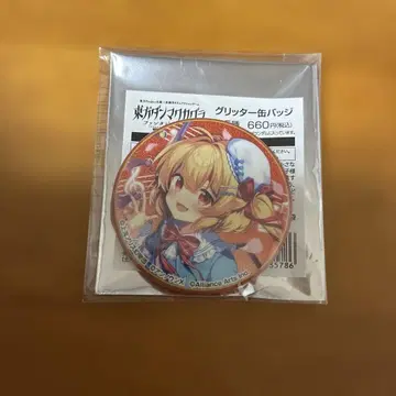 동방탄막카구라 글리터 캔뱃지 플랑도르 스칼렛