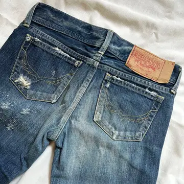 RODEO CROWNS 로우라이즈 부츠컷 데님 24 Y2K 일본제