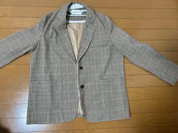 [제미레미] 여성용 자켓 체크 아우터