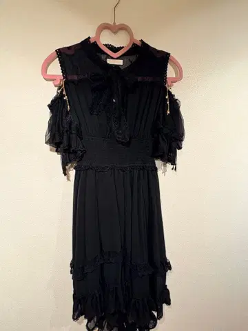 LIZLISA 튤 보타이 피쉬테일 원피스