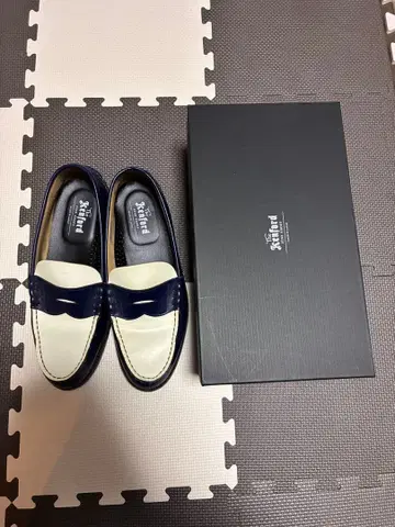 kenford fine shoes 로퍼 투톤 네이비 26.5