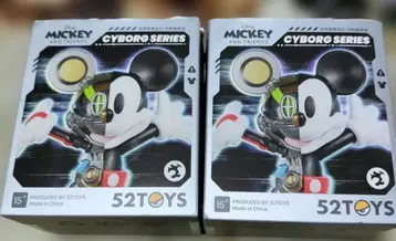 52toys 미키 프렌즈 사이보그 시리즈 미니 & 데이지 피규어