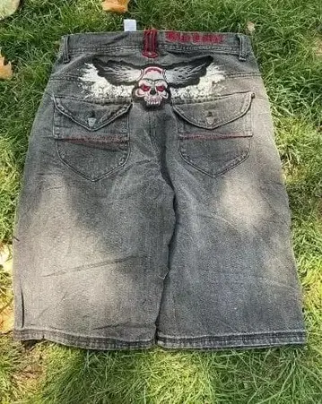 Y2K Harajuku Oversized Embroidered Denim