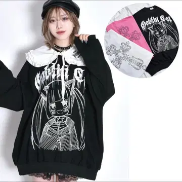 볼칸&아프로다이티 Goblin Cat 맨투맨 WHITE/M