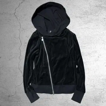 EA7 Emporio Armani Velour Zip Hoodie