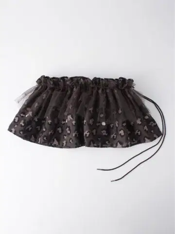 슈퍼 하카 멀티 프릴 스톨 레오파드 무늬