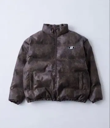 WHO'S WHO gallery 다운 자켓 가죽 블루종