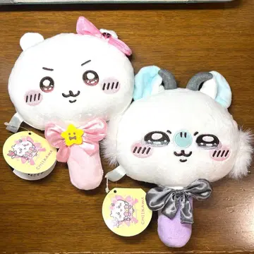 초 매지컬 치이카와 봉제 인형 거울 모몽가 치이카와 2개 세트