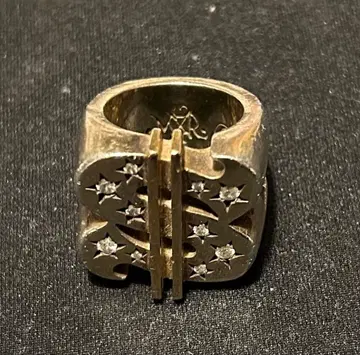 TENDERLOIN 925 8K 콤비 다이아 반지 달러 텐더 로인