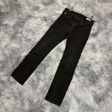 [ 에드윈 ] ( S ) 슬림 실루엣 데님 팬츠 하의 가죽 패치