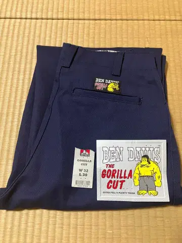 벤 데이비스 고릴라 컷 팬츠 사이즈 32 네이비