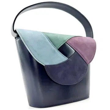 GINZA DIANA 핸드백 가죽 스웨이드 멀티 컬러 버킷백