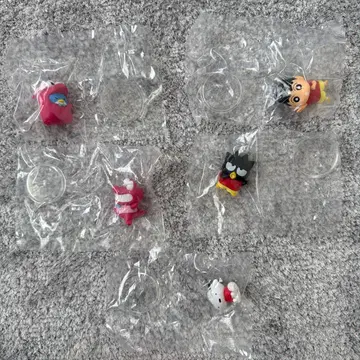 짱구는 못말려(크레용 신짱) x 산리오 캐릭터즈 피규어 컬렉션 5개 세트