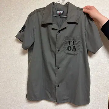 CROWS TFOA 워크 셔츠 그레이 프로필 반드시 확인해 주세요