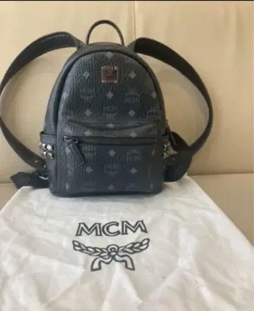MCM 블랙 백팩