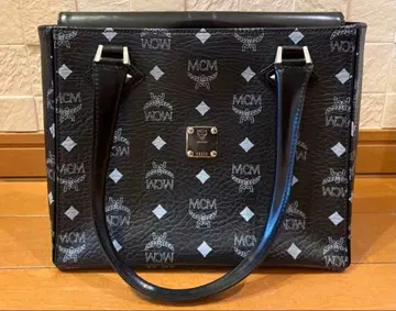 MCM 비세토스 스몰 토트백 (가죽 트리밍) 이탈리아제