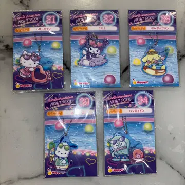 [happy 복권] 산리오 나이트 풀 5종 세트 키티 쿠로미