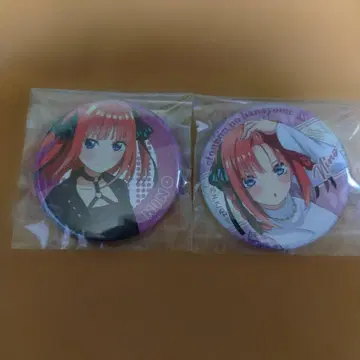 5등분의 신부 나카노 니노 캔뱃지 2개 세트